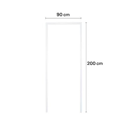 วงกบประตู UPVC MODERNWOOD 90x200 ซม. สีขาว_4