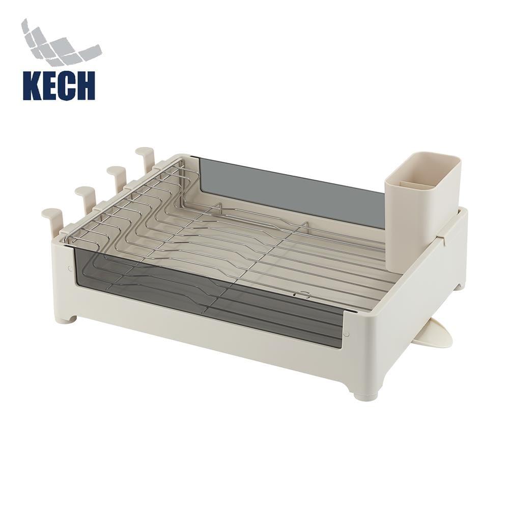ชั้นคว่ำจานพลาสติกและเทมเปอร์กลาส 1 ชั้น KECH NOAR