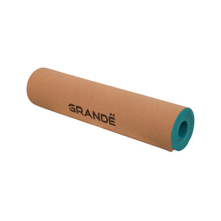 เสื่อโยคะ GRANDE CORK/TPE สีเขียว_3