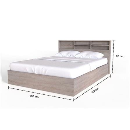 ชุดห้องนอน 5 ฟุต KONCEPT HALEY 59063621 สีโซลิดโอ๊ค_6