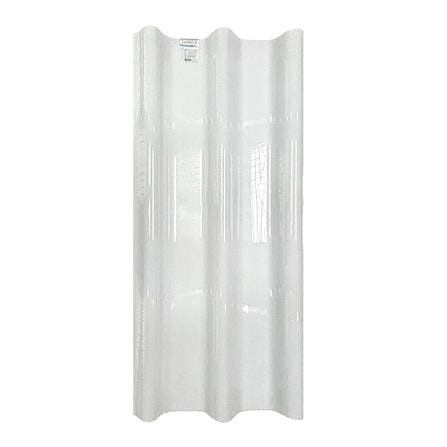 แผ่นโปร่งแสง ลอนคู่ ผิวเรียบ SUNSHIELD 1.2 มม. 0.51x1.2 ม. สีขาว_2