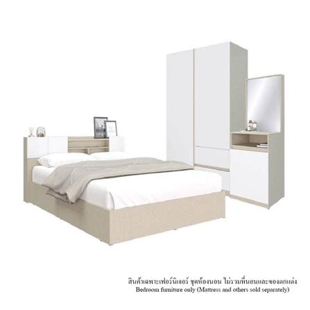 ชุดห้องนอน 5 ฟุต KONCEPT HOLLYN 59060715 สีไอโวรี่ลินิน_0