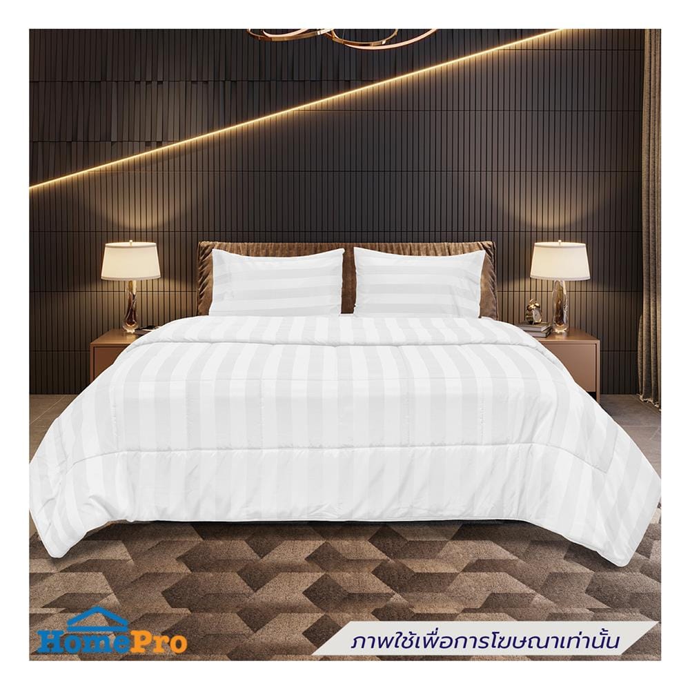 ชุดผ้าปูที่นอน 6 ฟุต (ชุด 6 ชิ้น) PICASSO TENCEL JASMINE สี WHITE