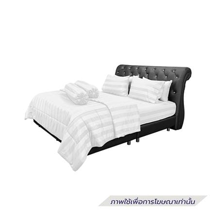 ชุดผ้าปูที่นอน 6 ฟุต (ชุด 6 ชิ้น) PICASSO TENCEL JASMINE สี WHITE_1