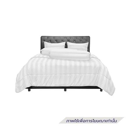ชุดผ้าปูที่นอน 6 ฟุต (ชุด 6 ชิ้น) PICASSO TENCEL JASMINE สี WHITE_2
