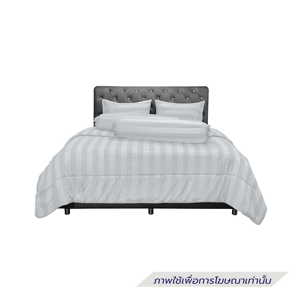 ชุดผ้าปูที่นอน 6 ฟุต (ชุด 6 ชิ้น) PICASSO TENCEL JASMINE สี GREY