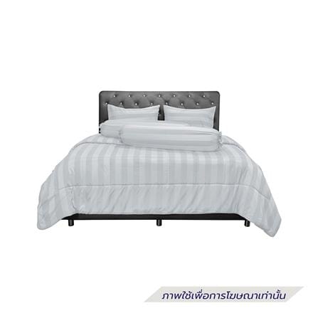 ชุดผ้าปูที่นอน 6 ฟุต (ชุด 6 ชิ้น) PICASSO TENCEL JASMINE สี GREY_2
