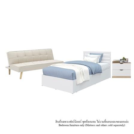 ชุดห้องนอน 3.5 ฟุต KONCEPT HAVE 59064089 สีขาว_0