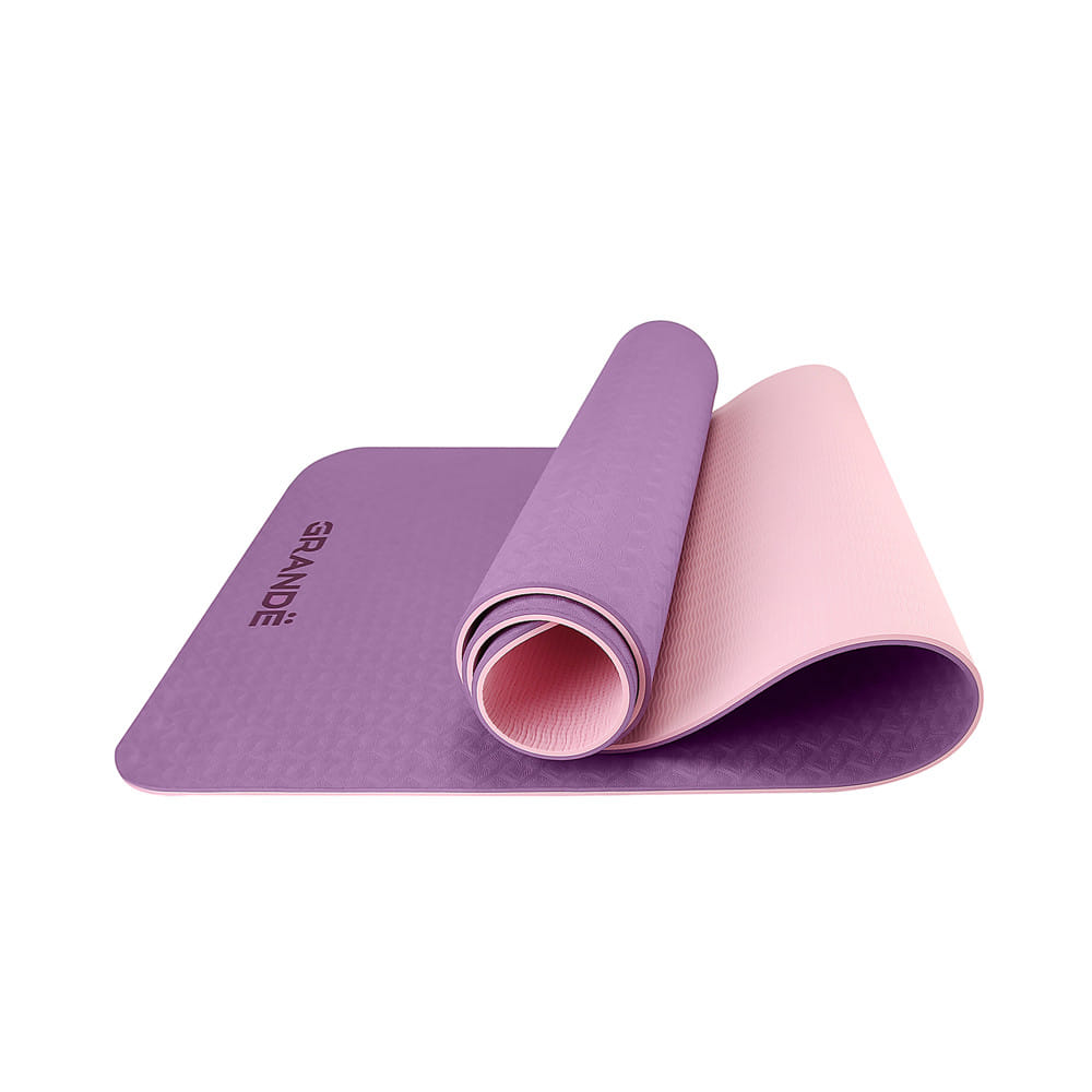 เสื่อโยคะ GRANDE TPE สีชมพู/ม่วง