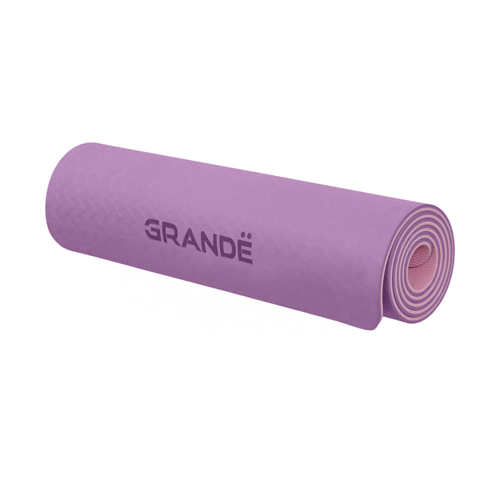 เสื่อโยคะ GRANDE TPE สีชมพู/ม่วง