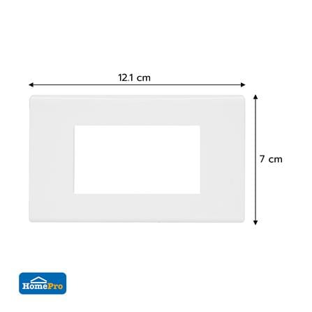 หน้ากาก 3 ช่อง ELECKTA BASIC A-103 สีขาว_3