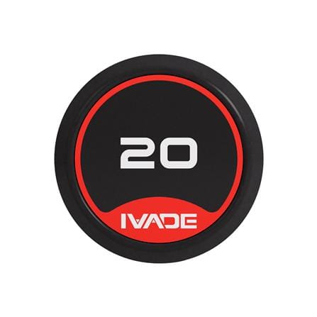 บาร์เบลแกนหยักหุ้มยาง IVADE 20 กก. (1 ชิ้น)_5