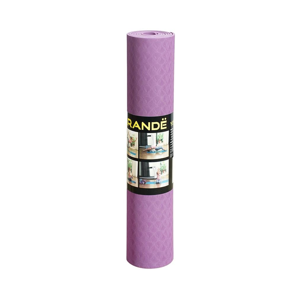 เสื่อโยคะ GRANDE SOLID TPE MAT สีม่วง