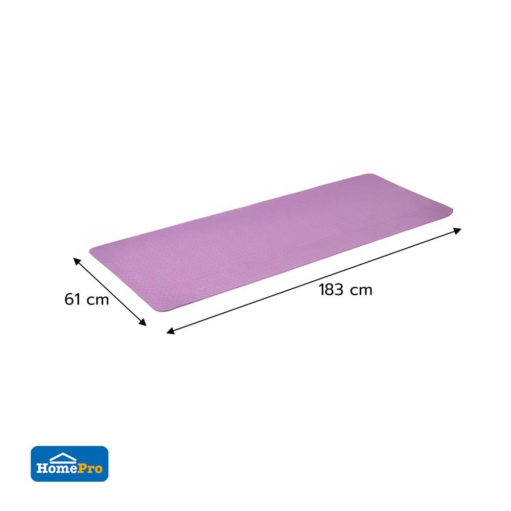 เสื่อโยคะ GRANDE SOLID TPE MAT สีม่วง