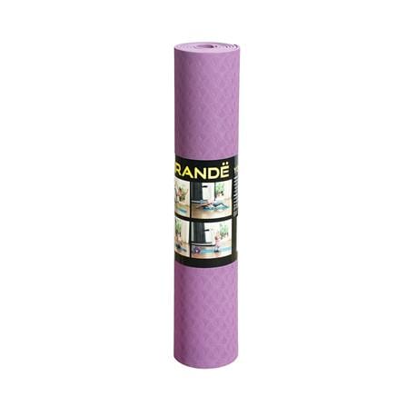 เสื่อโยคะ GRANDE SOLID TPE MAT สีม่วง_3