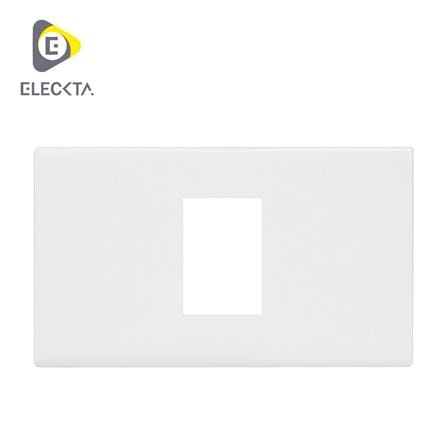 หน้ากาก 1 ช่อง ELECKTA BASIC A-101 สีขาว_0