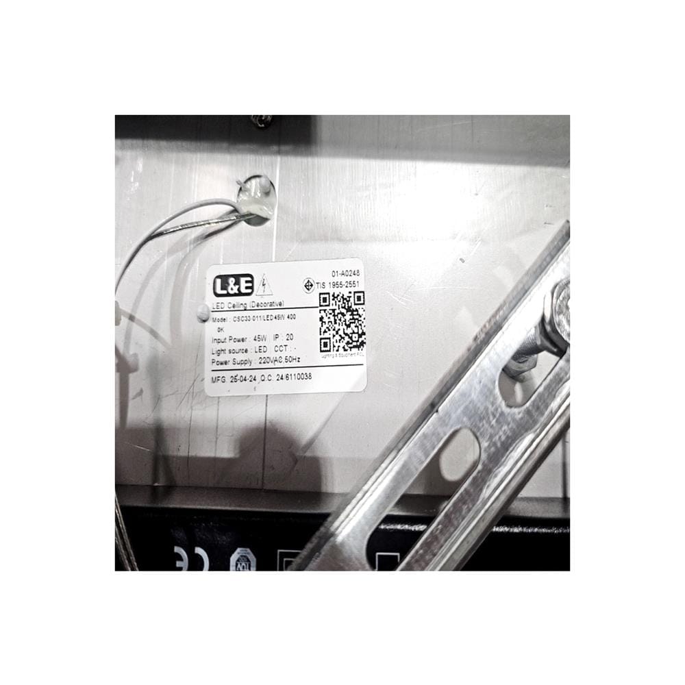 ไฟถาด LED L&E 01-A0248 สีขาว/ใส 1 หัว