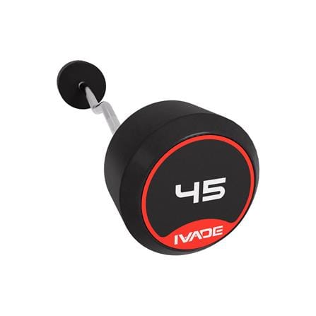 บาร์เบลแกนหยักหุ้มยาง IVADE 45 กก. (1 ชิ้น)_3