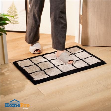 พรม HOME LIVING STYLE GRITT 45x70 ซม. สีเทา_5