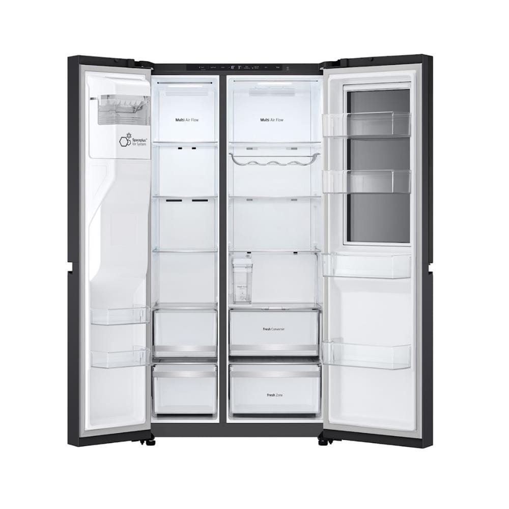ตู้เย็น SIDE BY SIDE LG GC-X257EQBP.AEPPLMT 22.2 คิว สีดำ