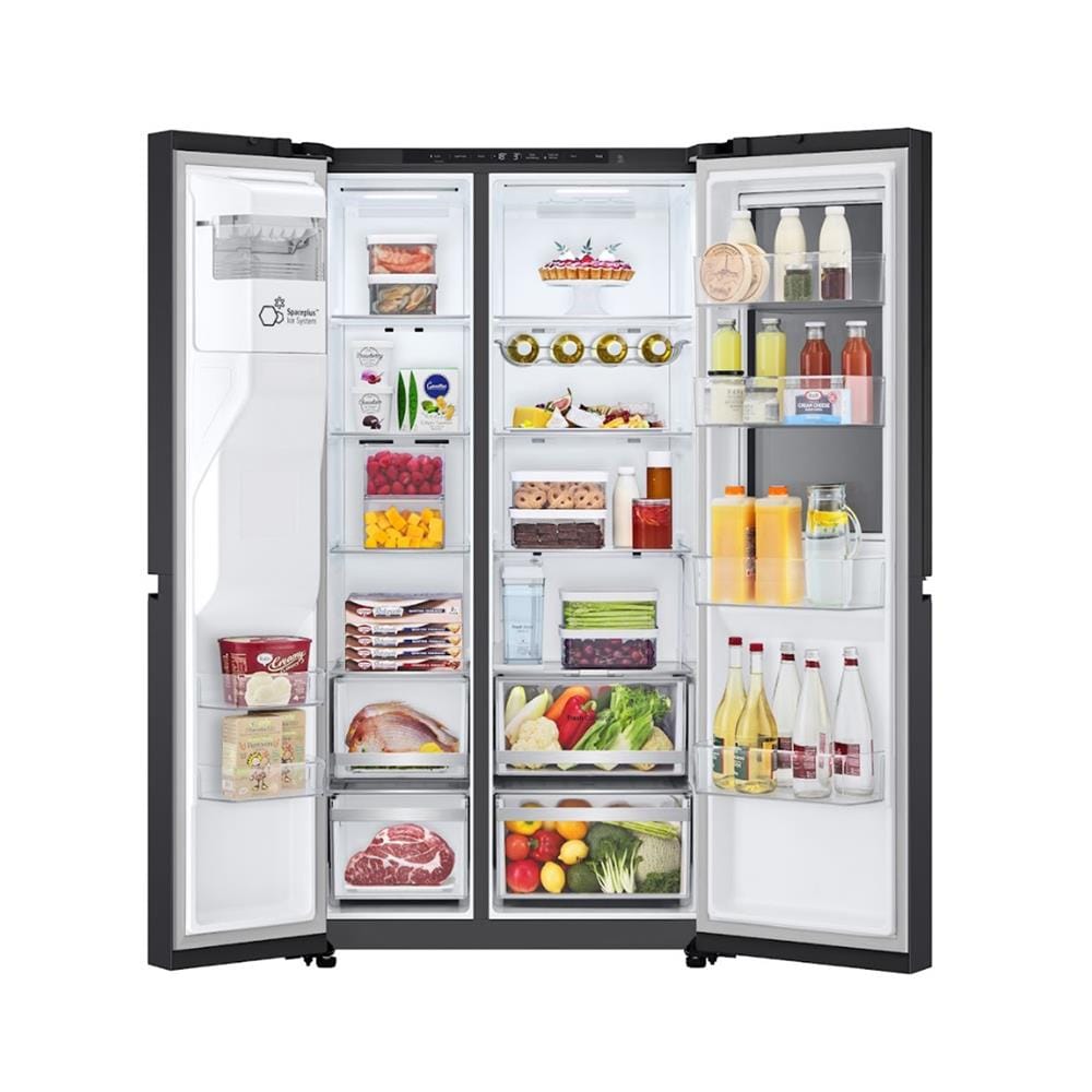 ตู้เย็น SIDE BY SIDE LG GC-X257EQBP.AEPPLMT 22.2 คิว สีดำ