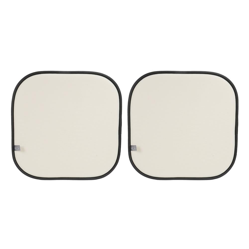 เบาะรองนั่ง HOME LIVING STYLE HADO 16x16 นิ้ว สีดำ (แพ็ก 2 ชิ้น)