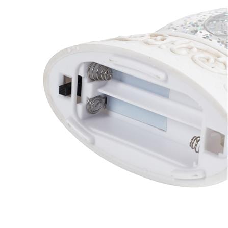 ของตกแต่ง SNAZZ ANGLE LAMP 10x13.5 ซม. สีขาว_3