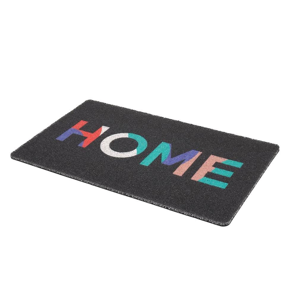 พรมเช็ดเท้าดักฝุ่น SNAZZ HOME 45x75 ซม. สีดำ