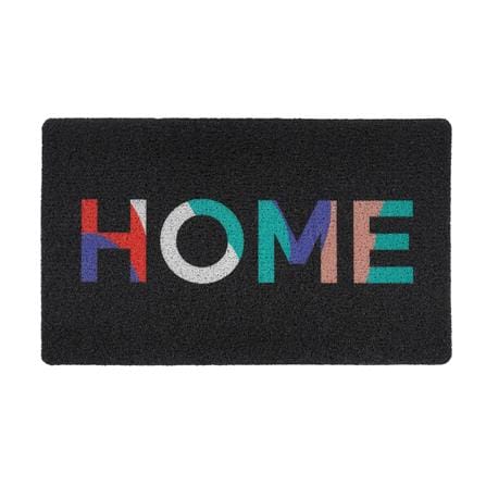 พรมเช็ดเท้าดักฝุ่น SNAZZ HOME 45x75 ซม. สีดำ_0