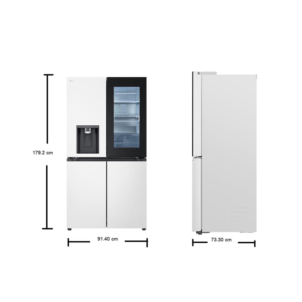 ตู้เย็น MULTI DOOR LG GC-G24FFQKB.AEEPLM1 22.5 คิว สีเบจ