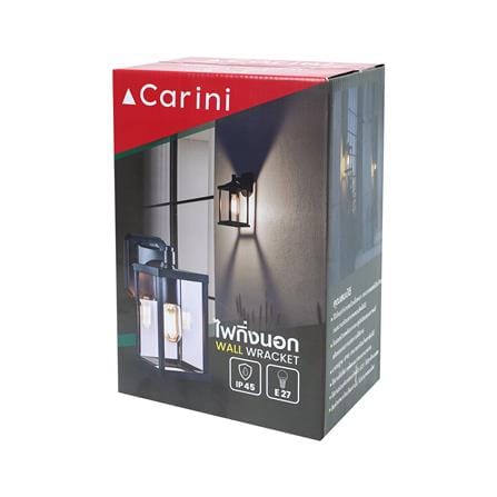 ไฟกิ่งนอก CARINI 1012W สีดำ_4