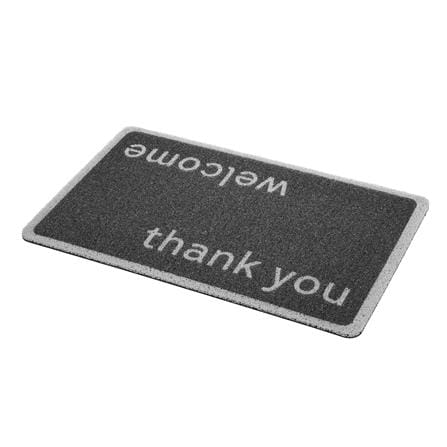 พรมเช็ดเท้าดักฝุ่น SNAZZ WEL-THANK 45x75 ซม. สีดำ_4
