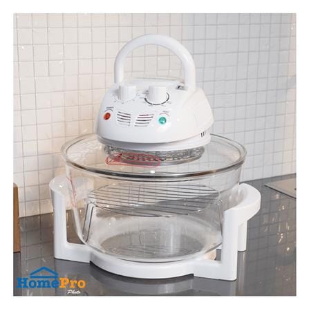 หม้ออบลมร้อน EKONO EKN HB-8015 12 ลิตร สีขาว_5