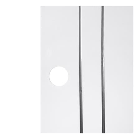 ประตูห้องน้ำ UPVC เจาะลูกบิด AZLE AZ 1-WH 70x200 ซม. สีขาว_2