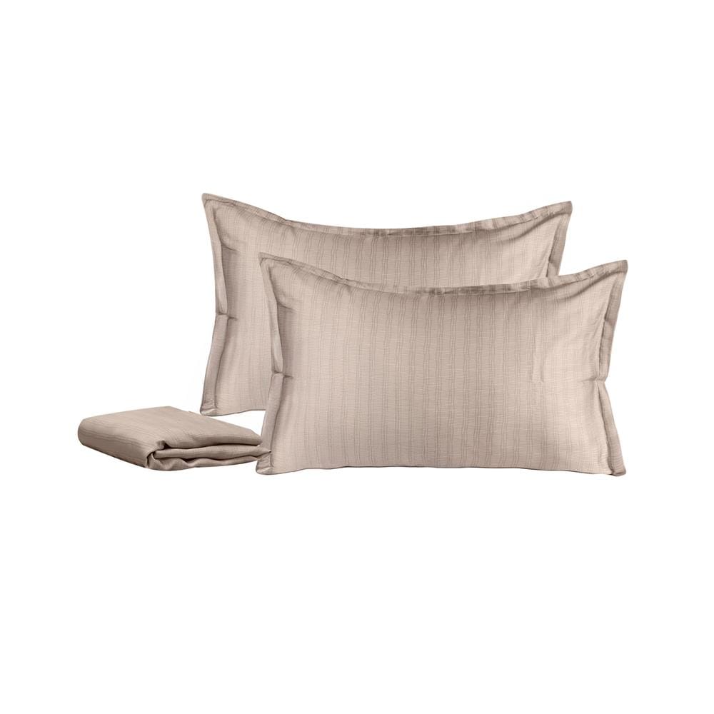 ชุดผ้าปูที่นอน 5 ฟุต (ชุด 3 ชิ้น) BENETTA VELA สี BROWN