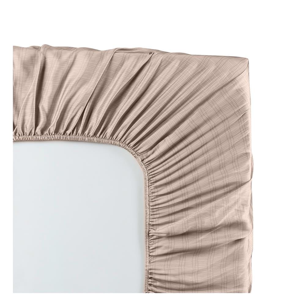 ชุดผ้าปูที่นอน 6 ฟุต (ชุด 3 ชิ้น) BENETTA VELA สี BROWN