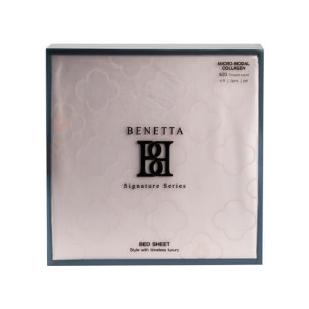 ชุดผ้าปูที่นอน 5 ฟุต (ชุด 3 ชิ้น) BENETTA RADIANT สี ROSE_5