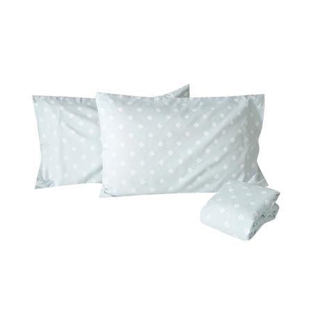 ชุดผ้าปูที่นอน 6 ฟุต (ชุด 3 ชิ้น) HOME LIVING STYLE DUO BLOOM สี GREEN (แพ็กคู่)_3