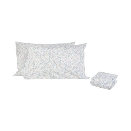 ชุดผ้าปูที่นอน 6 ฟุต (ชุด 3 ชิ้น) HOME LIVING STYLE DUO FLORA สี GREY (แพ็กคู่)_3