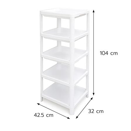ชั้นวางของ 5 ชั้น STACKO FLEXI 32x42.5x104 ซม. สีขาว_5