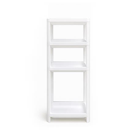 ชั้นวางของ 4 ชั้น STACKO FLEXI 32x42.5x101 ซม. สีขาว_1