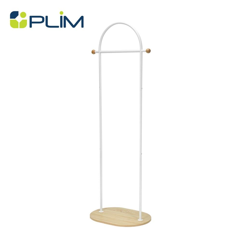 ราวแขวนผ้าพร้อมขอแขวน PLIM ARRIS 56 ซม. สีขาว_0