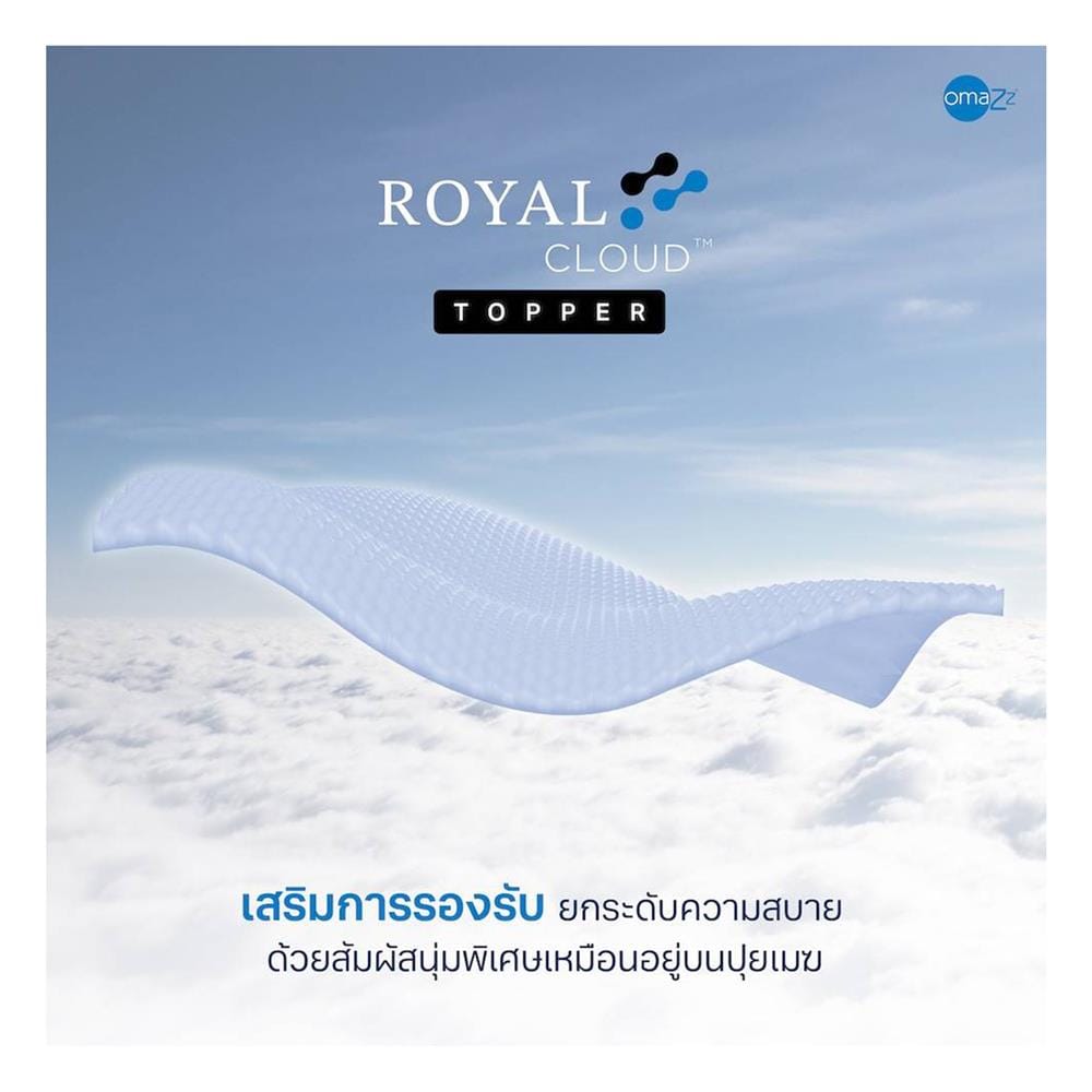 ที่นอนพ็อกเก็ตสปริง 6 ฟุต OMAZZ รุ่น FENTOUS พร้อมชุดเครื่องนอน 8 ชิ้น