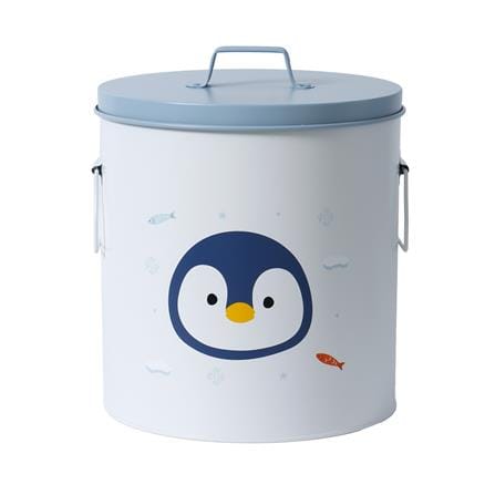 กล่องเหล็กเก็บของ STACKO LITTLE-P 22.8x22.8x26.5ซม. สีขาว/ฟ้า_1