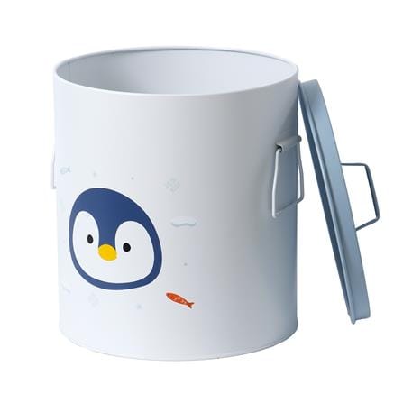 กล่องเหล็กเก็บของ STACKO LITTLE-P 22.8x22.8x26.5ซม. สีขาว/ฟ้า_3