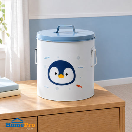 กล่องเหล็กเก็บของ STACKO LITTLE-P 22.8x22.8x26.5ซม. สีขาว/ฟ้า_0
