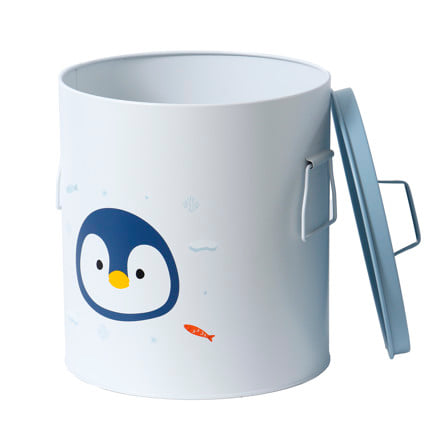กล่องเหล็กเก็บของ STACKO LITTLE-P 22.8x22.8x26.5ซม. สีขาว/ฟ้า_4