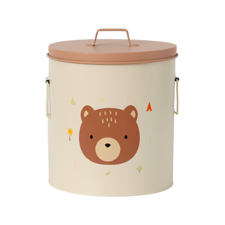 กล่องเหล็กเก็บของ STACKO LITTLE-B 22.8x22.8x26.5ซม. สีขาว/น้ำตาล_2