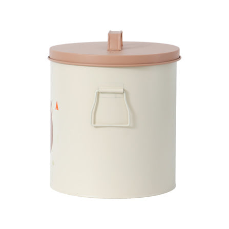 กล่องเหล็กเก็บของ STACKO LITTLE-B 22.8x22.8x26.5ซม. สีขาว/น้ำตาล_3