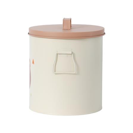 กล่องเหล็กเก็บของ STACKO LITTLE-B 22.8x22.8x26.5ซม. สีขาว/น้ำตาล_2